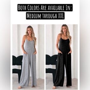 🌟NIP🌟-Relaxed Chic Sleeveless Wide-Leg Jumpsuit